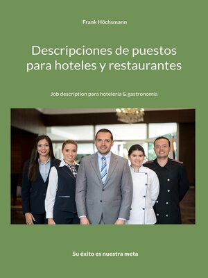 cover image of Descripciones de puestos para hoteles y restaurantes